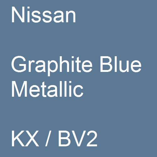 Nissan, Graphite Blue Metallic, KX / BV2.